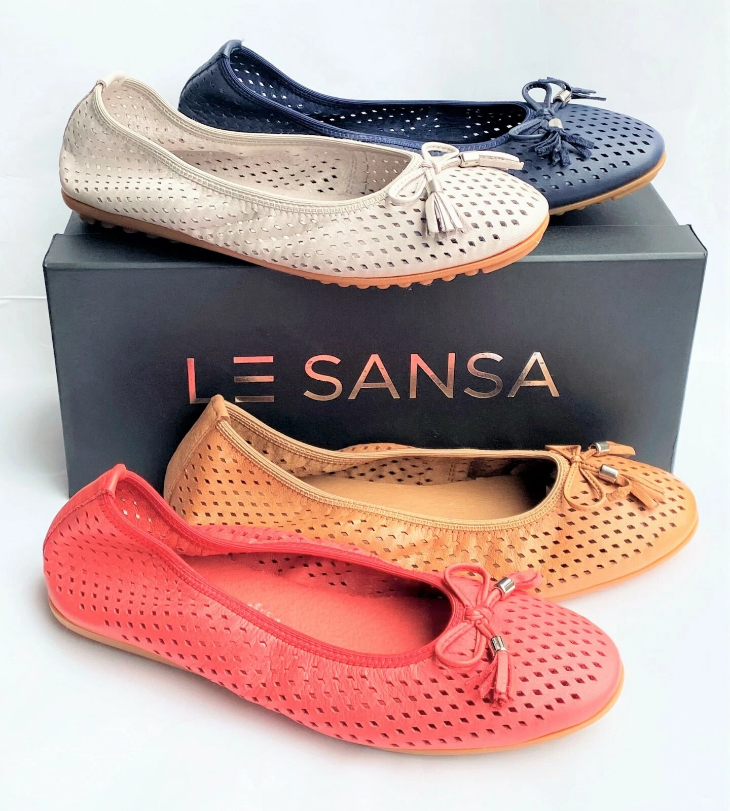 Le Sansa Buxom By CC Resorts Comfort Soft Leather Ballet Flat Shoe Buxom Slip On