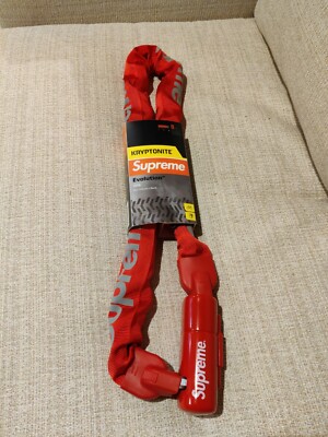 Supreme Kryptonite Red Chain And Lock SS21 Limited Collection | eBay