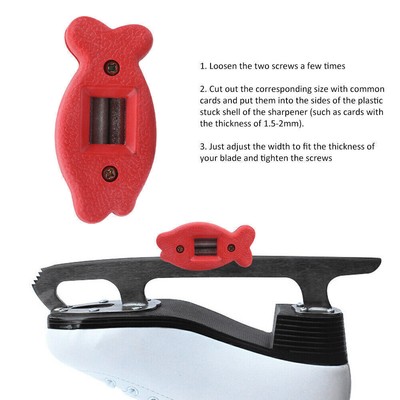 Hockey Skate Sharpener Ice Skate Shoes Grinding Conditioner Edge Blades