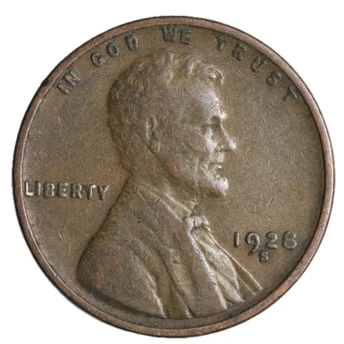 1928-S Lincoln Wheat Cent Penny Better Grade Complete Your Album!!