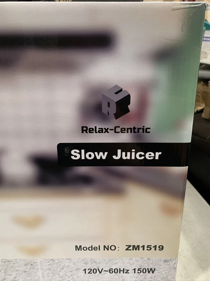 Máquinas exprimidoras relajantes, exprimidor de masticación lenta blanco Foto 3 de 4