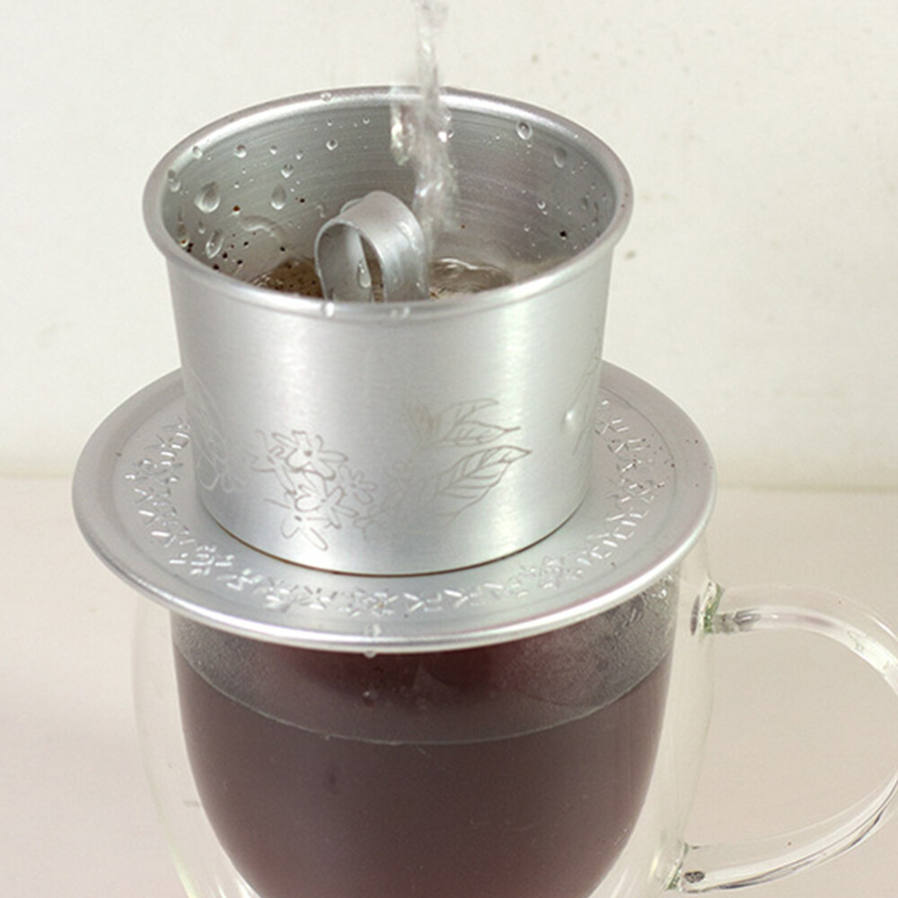 Filtre à café vietnamien de luxe - Acier inoxydable 304 - Gravure laser gratuite - France