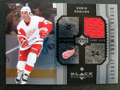 2005-06 Black Diamond Jerseys J-CC Chris Chelios 