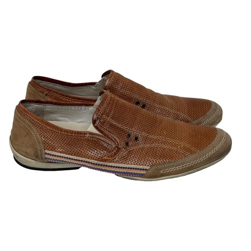 Bacco Bucci Studio Mens Driving Loafers Shoes Navy Leather  display picture 2