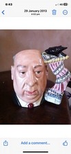 Royal Doulton Alfred Hitchcock Toby Jug Large Pink Colourway 