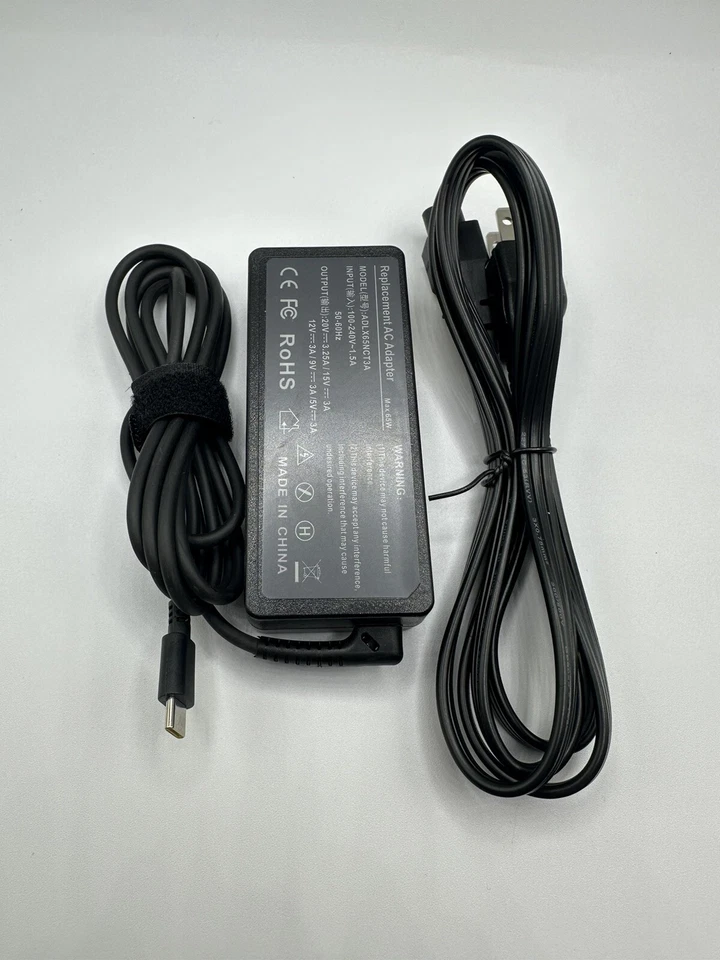 65W USBC Type C Laptop Charger/HP/Asus/Dell/Lenovo/ToshibaChromebook ✅ - Image 3 of 4