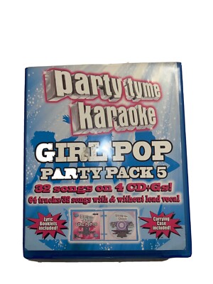 Cd s, Party Tyme Karaoke Girl Pop party (5pk) Dance Music 32 Songs Digital Audio