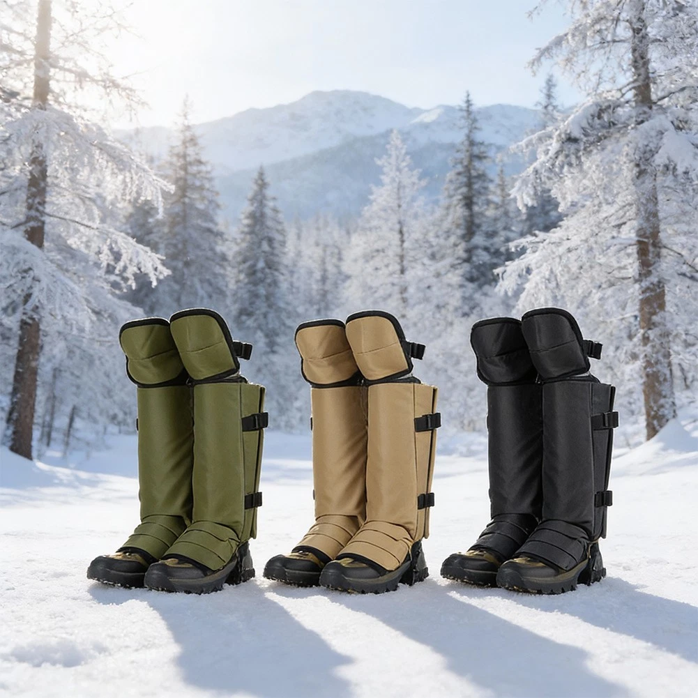 Adjustable Outdoor Gaiters for Hiking for Hunting Lightweight and Easy to Ve
