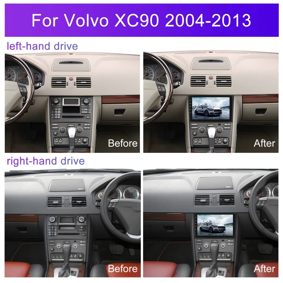 DAB+ Für Volvo XC90 2002-2014 Carplay Android 15 Autoradio Navi 4G+64GB + Kamera - Bild 2 von 4
