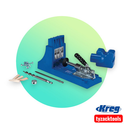 Kreg K4 Pocket Hole Jig System Holzbearbeitung Bohrer Führung Tischlerei Werkzeug