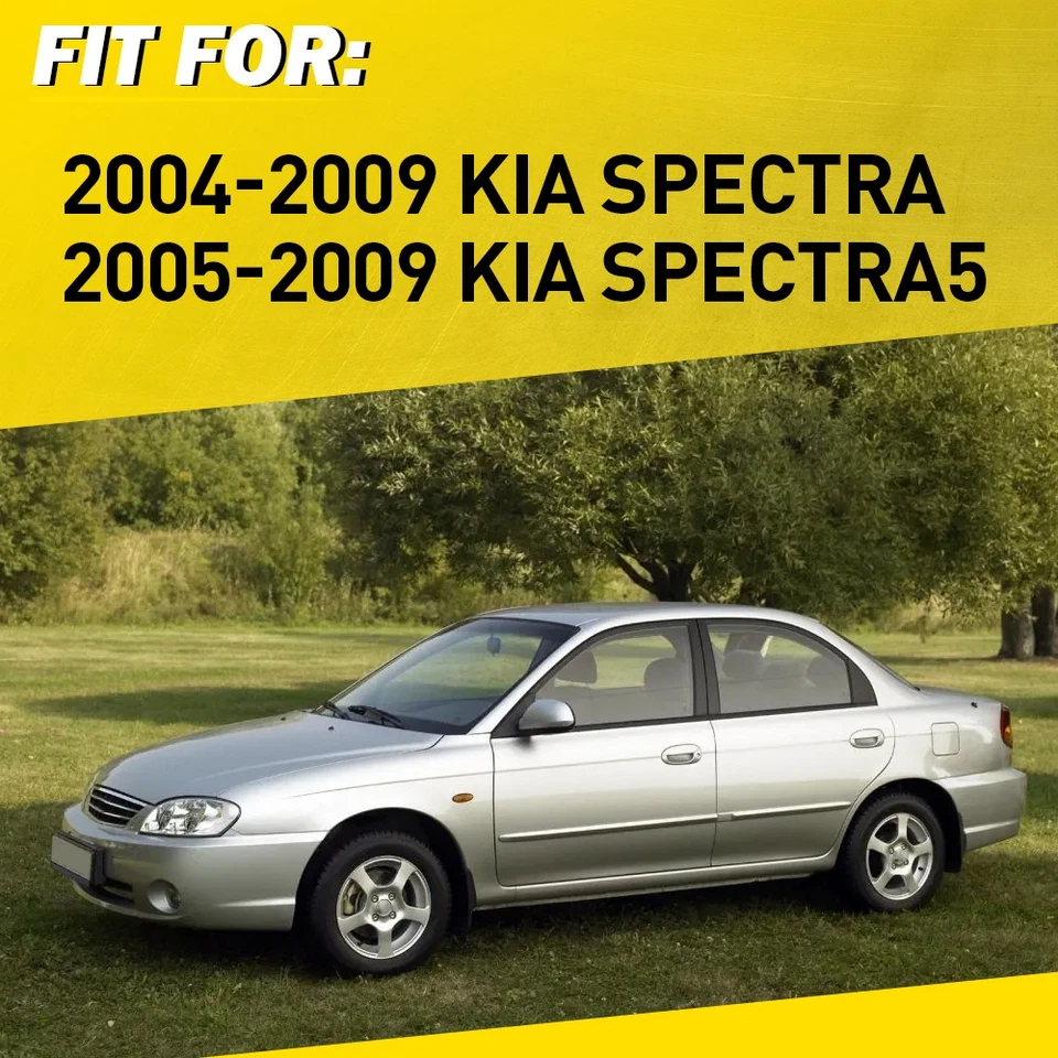 4x Manija de puerta interior gris para Kia Spectra 2004-2008 2009 Spectra5 derecha izquierda EKK Foto 2 de 4