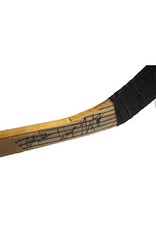 WAYNE GRETZKY OILERS ROOKIE ERA EARLY CAREER SIGNED GAME USED STICK 2 LOA ‘s
