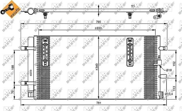 Air Con Condenser fits AUDI S5 8F7, 8T3, 8TA 3.0 4.2 07 to 12 AC Conditioning - Image 18