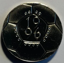 Great Britain 2 Pounds 1996 - 10th Euro Football - Soccer Championships - BU