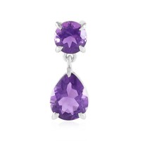 Cavill Amethyst SilberanhäNger 1,98Ct Tropfen 925 Sterling Lila Schmuck
