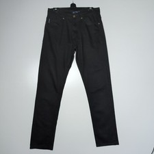 Armani Jeans Men's Black Slim Straight Denim Trousers W30 Made in Romania