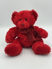 Russ Red Teddy Bear Plush Stuffed Animal