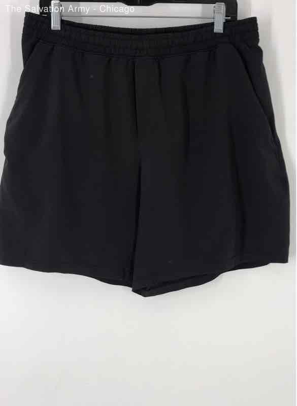 Lululemon Womens Black Pull On Activewear Athletic Shorts Size X-Large