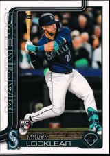 Tyler Locklear 2025 Topps Series 1 #192 RC Rookie Baseball Card Seattle Mariners