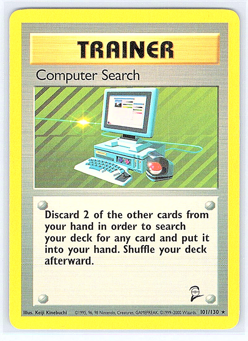Computer Search 101/130 Base Set 2 NM or LP Pokemon Card