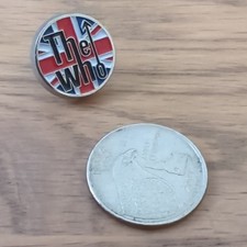 The Who Enamel Pin British Flag Rock Band Music Memorabilia