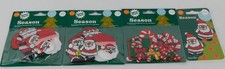 Craft Lot 20 CHRISTMAS Iron-On APPLIQUES Santa Candy Canes NIP