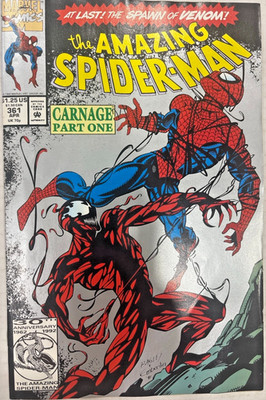 Amazing Spider-Man #361 Carnage Part 1 1st Full Carnage Marvel Key Comic