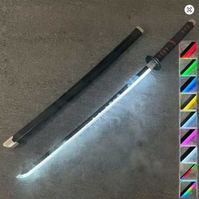 #ad Demon Slayer Glow Katana 40quot; – Muichiro Mist Hashira Smoke Effect Cosplay Sword $74.99