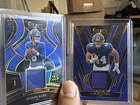 2025 Panini Select -Draft Selections Mem Jaxson Dart And Cam Skattebo Blue Prizm