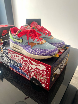Nike Concepts x Air Max 1 SP Far Out Paisley Denim Multicolor 2022 DN1803-500