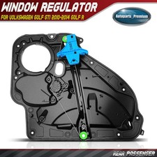 Rear Passenger Power Window Regulator for Volkswagen Golf GTI 2010-2014 Golf R