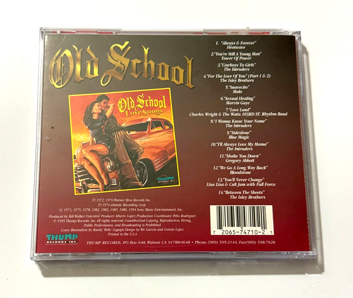 Old School Love Songs by Various Artists (CD, Jun-2005, K-mack