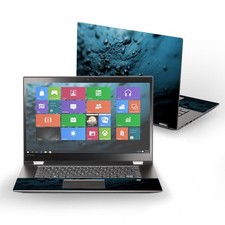Mightyskins Skin Compatible with Lenovo Flex 5 15" 2017 - Blue Storm  Prot...
