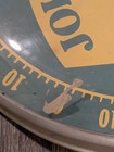 Vintage John Deere Tractor 12" Round Glass Thermometer Four Legged Barn Find JD — photo 4