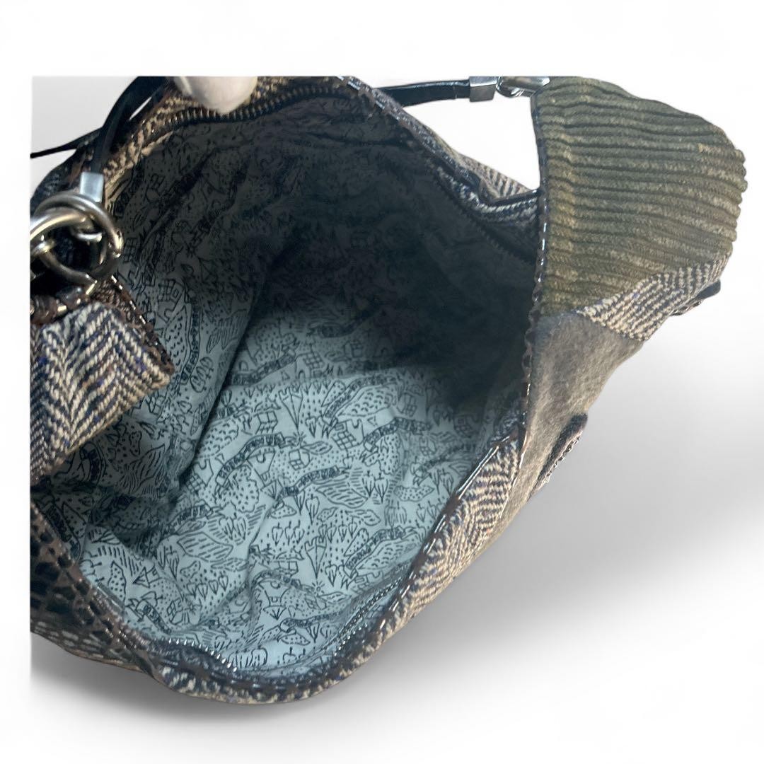 Jamin Puech Gray Patchwork Shoulder Hobo Bag 3D D… - image 13