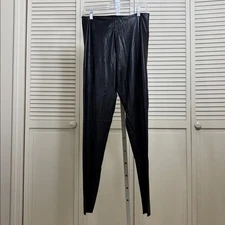 NWT Commando $118.00 Perfect Control Faux Leather Leggings Black XL