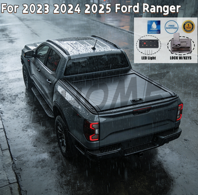 #ad #ad 5FT Retractable Truck Bed Tonneau Cover Aluminum Fits 2023 2024 2025 Ford Ranger $491.99