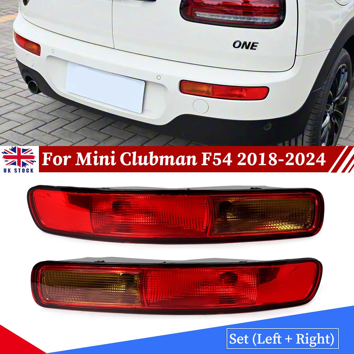 LEFT & RIGHT REAR LOWER TAIL LIGHT FOR BMW MINI COOPER CLUBMAN F54 2018-2024
