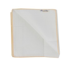  150 Fiori Di Lusso White Linen Blend Pocket Square - x - FL1292512 