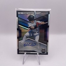 2023 Panini Elite Extra Michael Carico #84 Prime Numbers B Signature /60 (AU,RC)