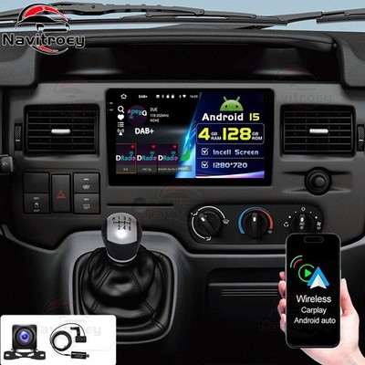 DAB+ Für Ford Transit 2006-2014 Android 15 Autoradio GPS Navi Carplay Kam 4+128G