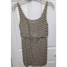 Alice + Olivia Dress Size 0 Silk Beaded Party Dance Date Night Dinner Cocktail