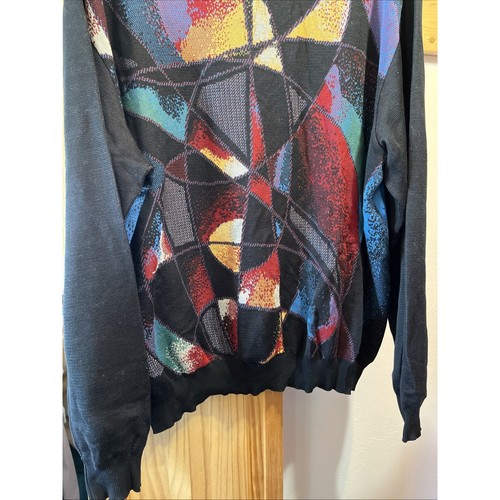 St Croix Shop Men's Cotton Blend Multicolor Knits Sweater Made in USA Size L - Picture 11 of 12