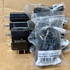 5 X Sonim USB-C to USB 2.0 A 1.5m Cable and Wall Charger