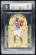 2003-04 Upper Deck Michael Jordan NBA All Stars Die Cut #SE1 Bulls BGS 9