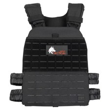 Wolf Tactical Adjustable Weighted Vest for Men Women - Rucking, Workout, Ru...