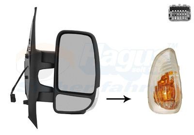 Van Wezel 3799802 AußEnspiegel Passend FüR Nissan Opel Renault-image