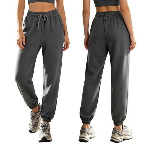 Damen Jogginghose Urlaubshose Partyhose Sport locker Gummizug Fleece gefüttert - Bild 4 von 54