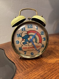 スマーフ 置時計 ビンテージ　レア品 Smurf Clock | eBay