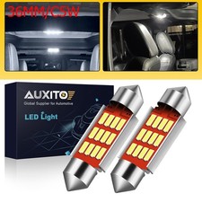 2x Car 36mm Led Smd 12v 239 C5w Plate 272 Festoon Tag Light Bulbs Lamps White Us